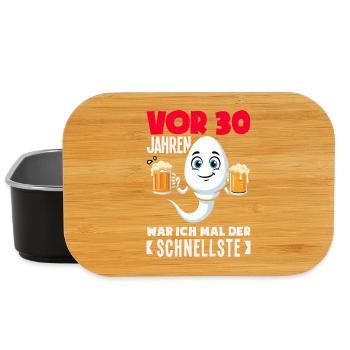 Vor 30 Jahren Der Schnellste - Lunch Box - Schwarz - Vorne