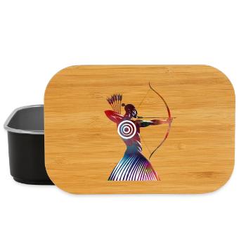 Colorful Shield Archer - Lunch Box - black - Front