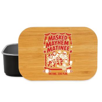 Masked Mayhem Wrestling Chaos - Lunch Box - black - Front