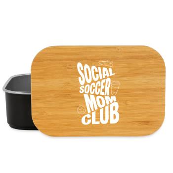 Social Soccer Mom Club - Lunch Box - Schwarz - Vorne