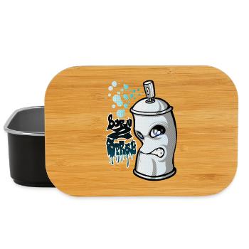 Spray und Graffiti - Lunch Box - Schwarz - Vorne