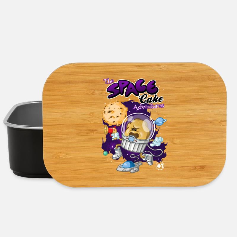 Space cake - Lunch Box - black