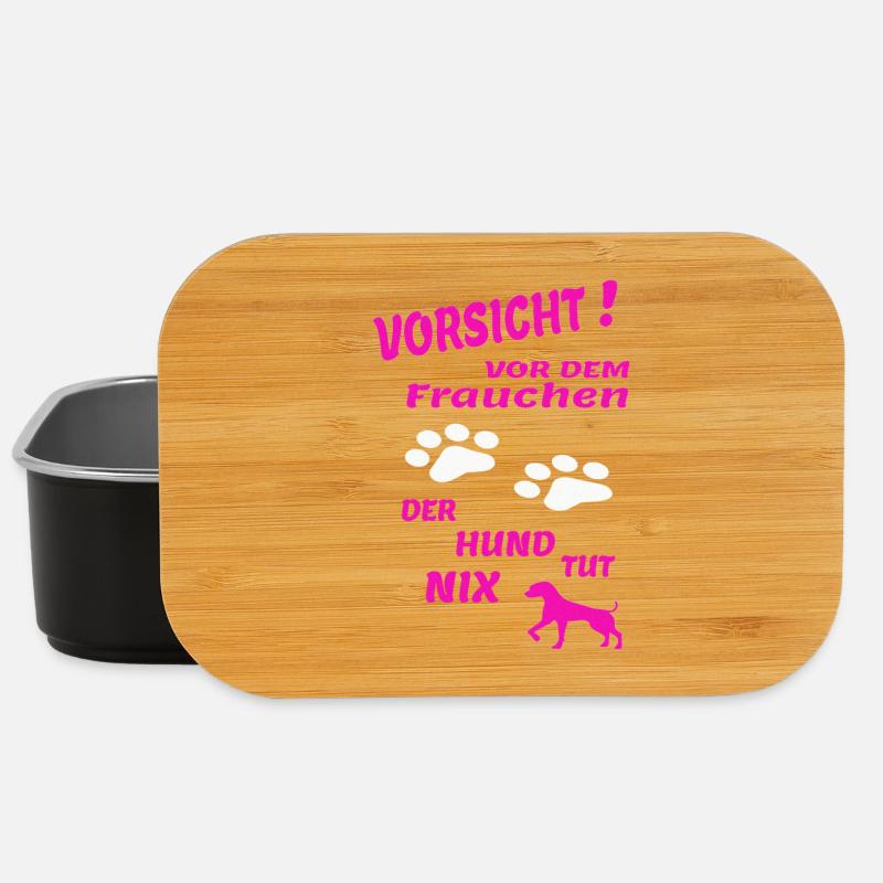 Hund Hundebesitzer Tierliebe - Lunch Box - Schwarz