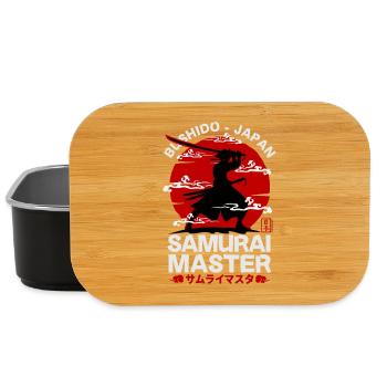 Samurai master series - bushido japan: Black - Lunch Box - black - Front