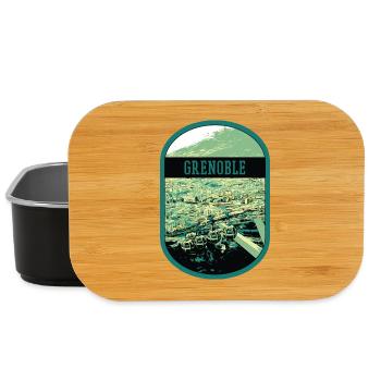 Panoramic Grenoble: Single View Cable Car - Lunch Box - black - Front