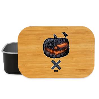 PUMPKINHEAD - CITROUILLE D’HALLOWEEN / CRÂNE - Boîte à goûter - noir - Devant