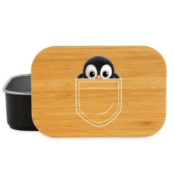 Pinguin - Lunch Box - Schwarz - Vorne