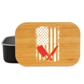 4. Juli USA Metzger - Lunch Box - Schwarz - Vorne