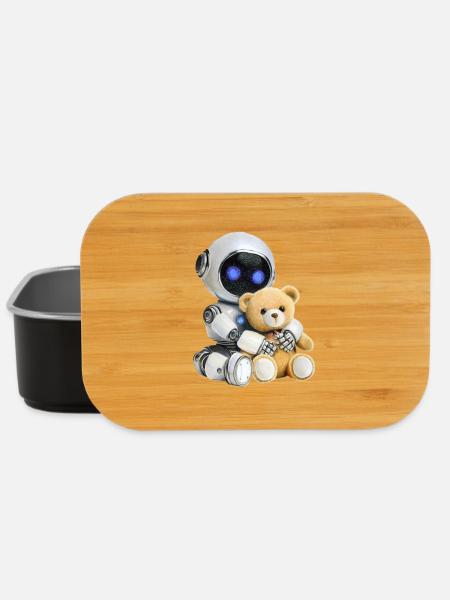 Robot Teddy - Boîte à goûter - noir