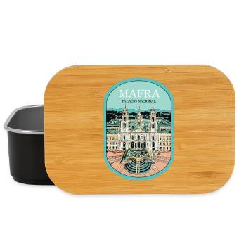 Kloster und Nationalpalast von Mafra, Luftaufnahme - Lunch Box - Schwarz - Vorne