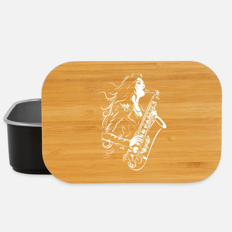Saxophone player - Lunch Box - black
