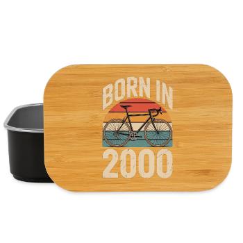 Retro Cycling Born in 2000 - Lunch Box - black - Front