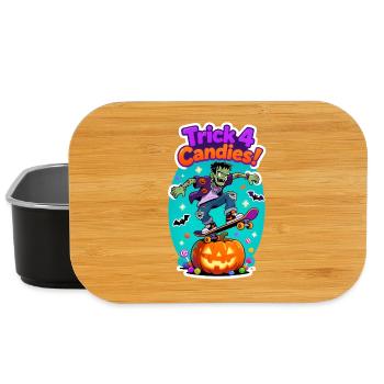 Trick 4 Candies Halloween Skateboard Tee - Boîte à goûter - noir - Devant