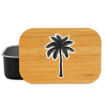 Palm tree - Lunch Box - black - Front