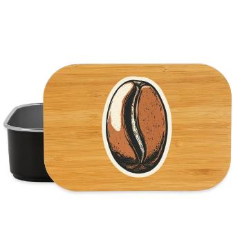 Kaffee - Lunch Box - Schwarz - Vorne
