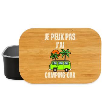 Camping Car Palm Soleil - Boîte à goûter - noir - Devant
