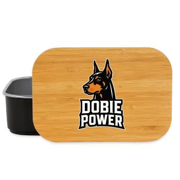 Dobie Power – Strong, loyal and stylish - Lunch Box - black - Front