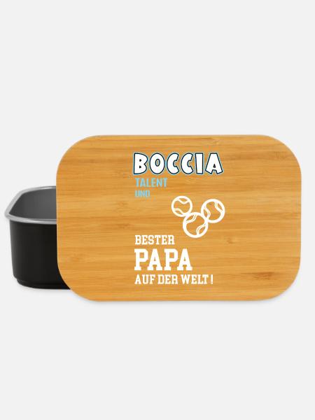 Boccia Best Dad Father Father's Day Birthday Boule - Lunch Box - black