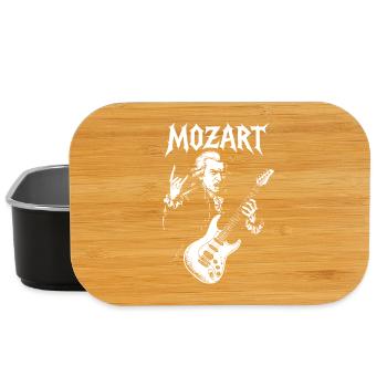 Mozart Rock Guitarist Tee - Lunch Box - black - Front