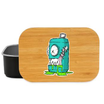 Monster Dose Cartoon Comic - Lunch Box - Schwarz - Vorne