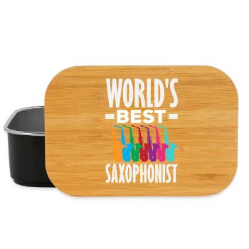 Saxophone - Lunch Box - black - Front