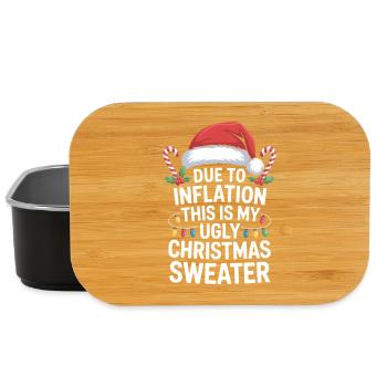 Inflation Ugly Christmas Sweater - Lunch Box - black - Front