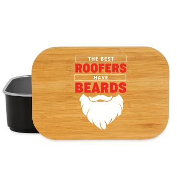 Dachdecker Handwerker Beruf Spruch - Lunch Box - Schwarz - Vorne