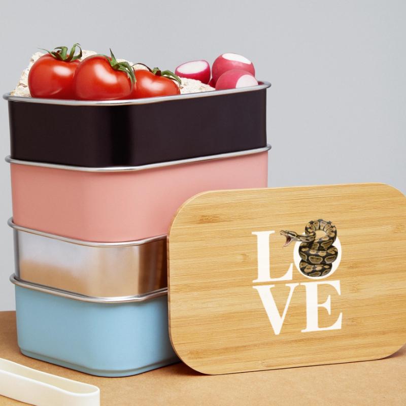 Königspython Schlangen LOVE Terrarium Python Lunch Box