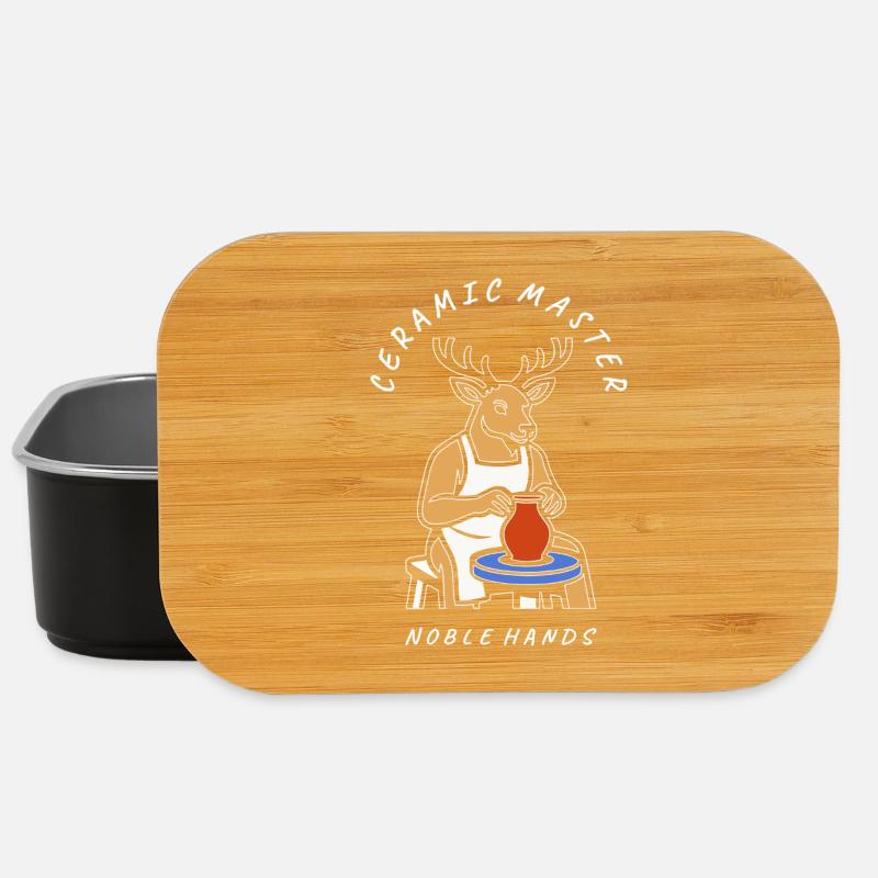 Ceramic Master Deer — Noble Hands - Lunch Box - black