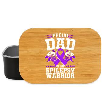 Epilepsy Dad Gift - Lunch Box - black - Front