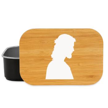Jesus Christ Silhouette - Lunch Box - black - Front