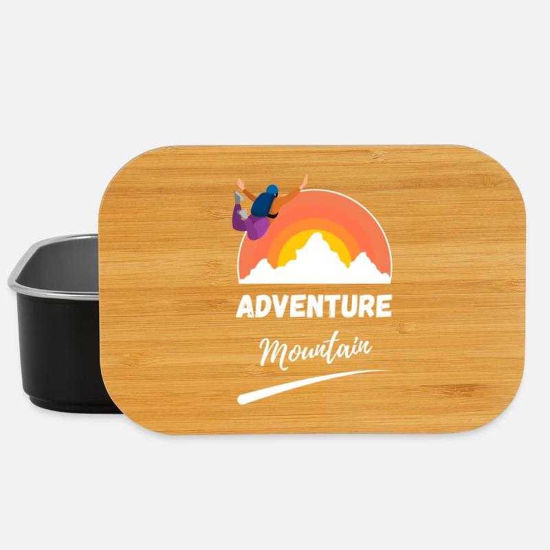 Sunrise Mountain Abenteuer - Lunch Box - Schwarz