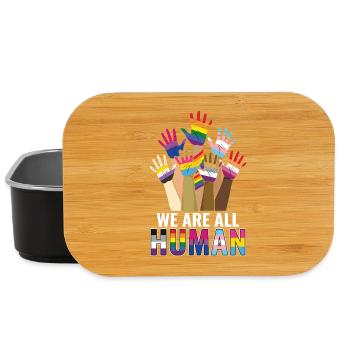 Pride Month LGBTQ – Wir sind alle Menschen - Lunch Box - Schwarz - Vorne