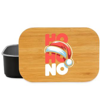 Ho Ho No Christmas - Lunch Box - black - Front