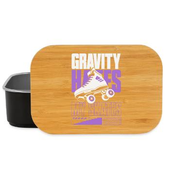 Gravity Hates My Skates – Rollschuhe - Lunch Box - Schwarz - Vorne