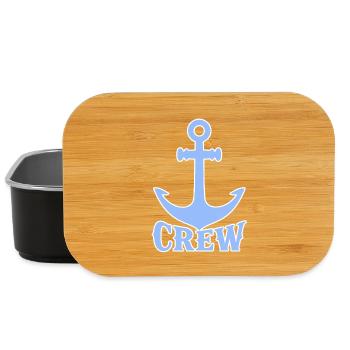 Anker Crew Logo Illustration - Lunch Box - Schwarz - Vorne