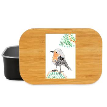 Redthroat Poster - Lunch Box - black - Front