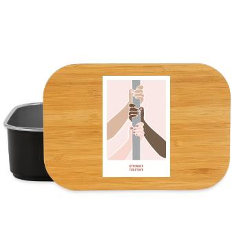 Stronger Together - Lunch Box - black - Front