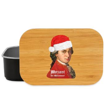 Christmas with Wolfgang Amadeus Mozart - Lunch Box - black - Front
