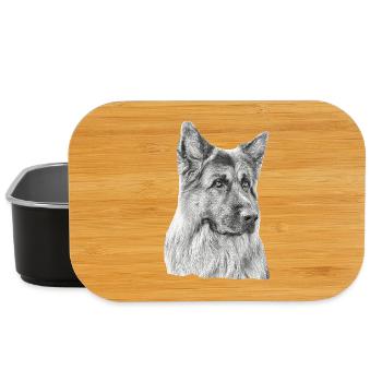 Altdeutscher Schäferhund Deutscher Schäferhund - Lunch Box - Schwarz - Vorne