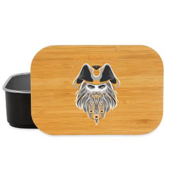 Sabbel nich dat geit, Seemann Anker, plattdeutsch - Lunch Box - Schwarz - Vorne