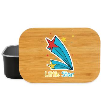 Kleine Sternschießende Kometen-Illustration - Lunch Box - Schwarz - Vorne