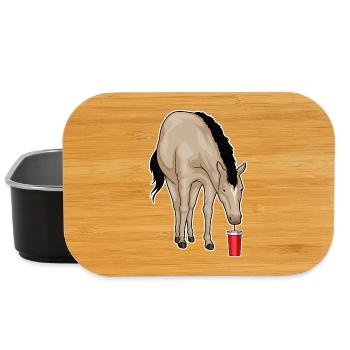 Horse Mug à emporter - Boîte à goûter - noir - Devant