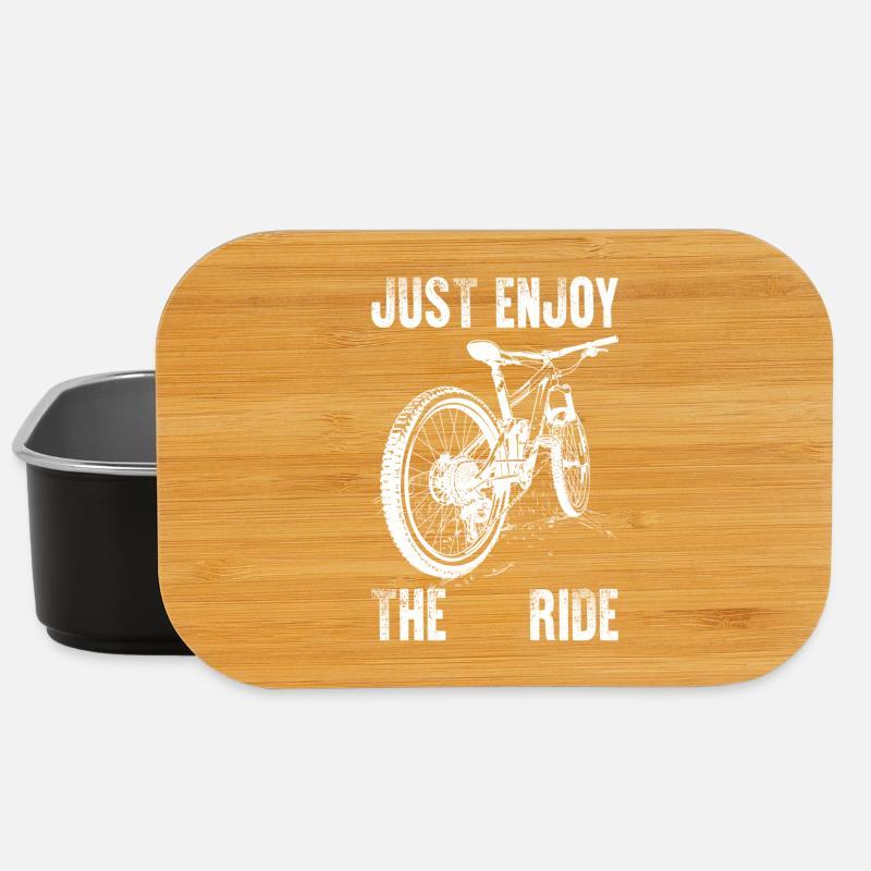 Profitez simplement de la balade à vélo Graphique - Boîte à goûter - noir