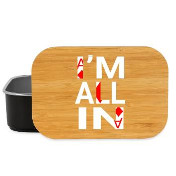 I'm All In(poker player) - Lunch Box - black - Front