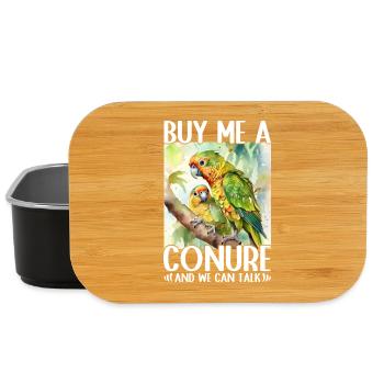 Buy me a parakeet and we can talk Conure - Lunch Box - black - Front