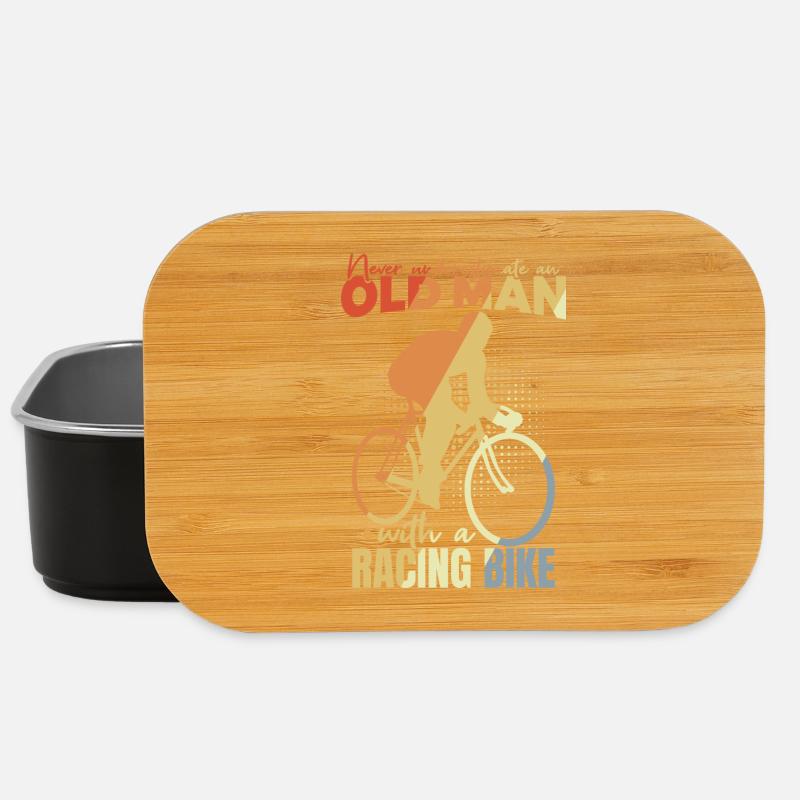 Fahrrad Opa - Lunch Box - Schwarz