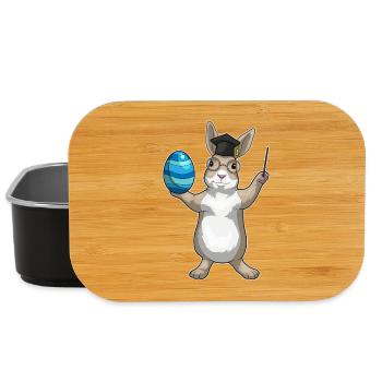 Hase Ostern Lehrer - Lunch Box - Schwarz - Vorne