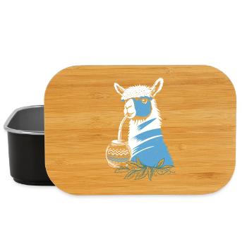 Yerba Mate Alpaka genießt Mate Tee - Lunch Box - Schwarz - Vorne