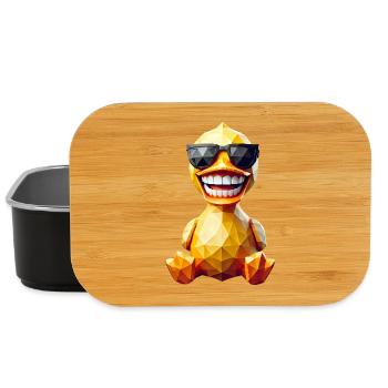 Yellow duck sunglasses - Lunch Box - black - Front